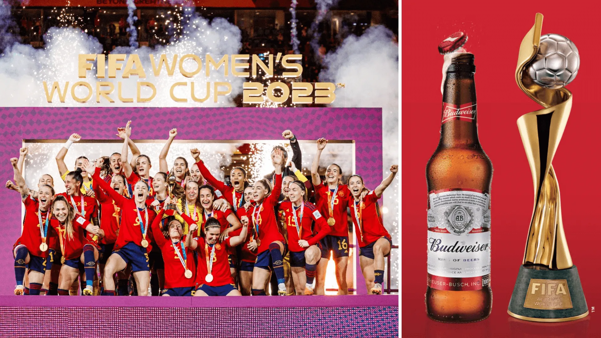 Budweiser Celebra la Victoria del Equipo Femenino de España en la Copa Mundial Femenina de la FIFA