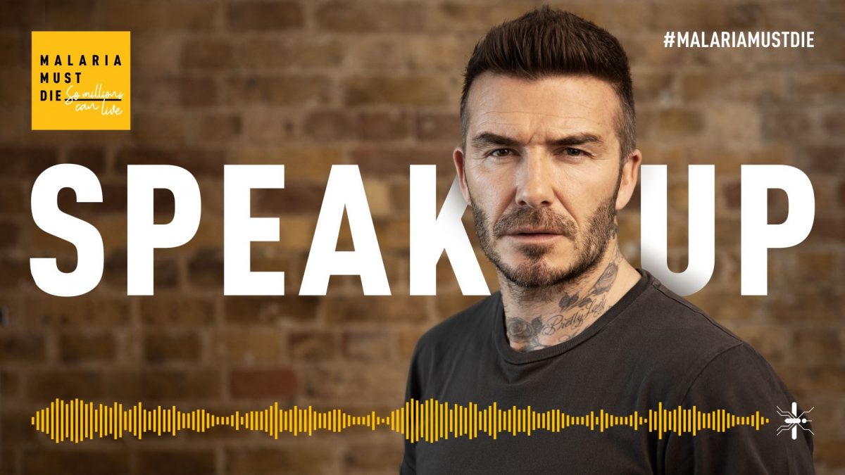David Beckham protagoniza una campaña para la ONG inglesa Malaria No More
