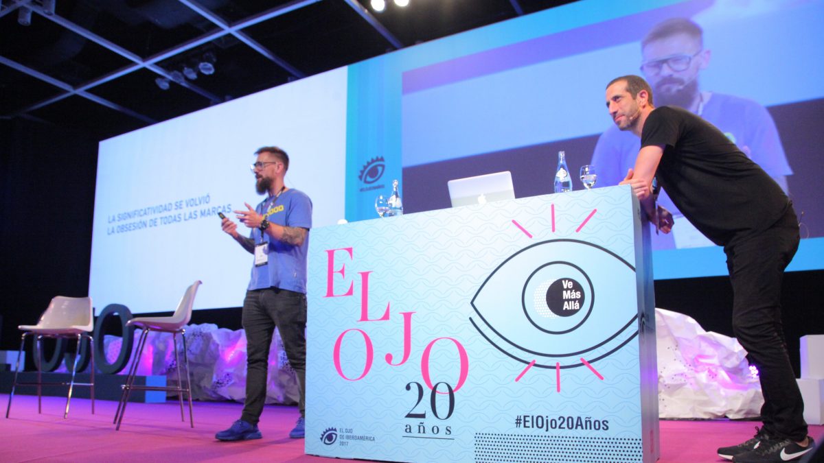 Marcelo Waintraub y Agustín Porris en #ElOjo20años