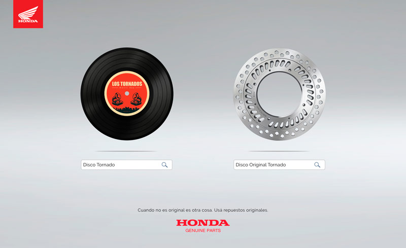 “Si no es original, es otra cosa”, campaña por Almacén para Honda Genuine Parts