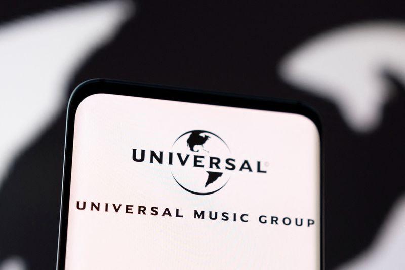 Universal Music Group logo is seen displayed in this illustration taken, May 3, 2022. REUTERS/Dado Ruvic/Illustration